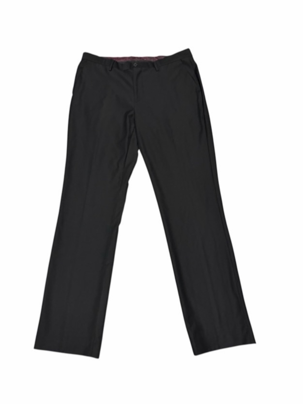 English Laundry Men's Black Dress Trousers